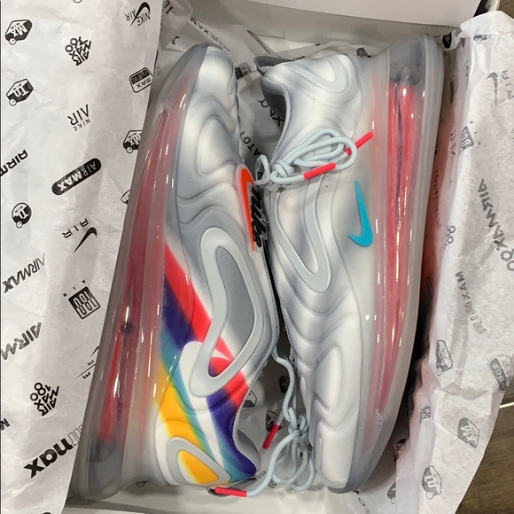 NIKE AIR MAX 720 Wolf Grey/Teal Nebula - Picture 3 of 16
